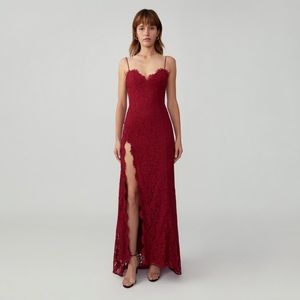 NWT Fame & Partners The Everett Gown Sz 6